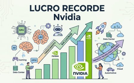 Nvidia supera expectativas com lucro recorde e impulsiona mercados globais de IA
