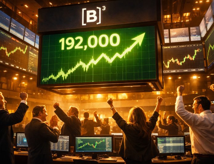 Ibovespa Rompe Barreira Histórica de 192 Mil Pontos Impulsionado por Fluxo Estrangeiro e Otimismo Interno