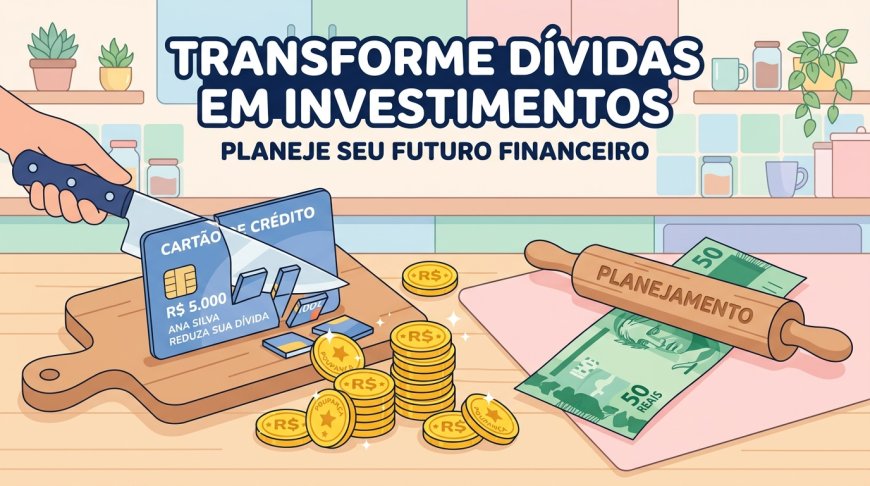 Receita para zerar a dívida do cartão sem ganhar mais