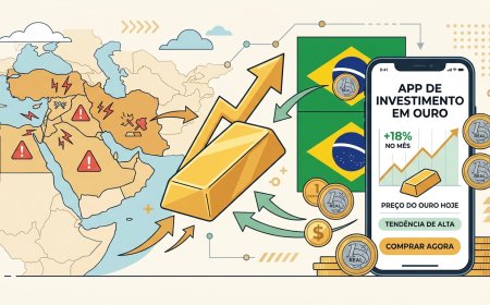 EUA bombardeiam Irã e Ouro Sobe 2,5%: O Que Isso Muda no Seu Bolso?