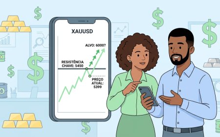 XAUUSD: Ouro mira $6000 e nível 5450 é decisivo