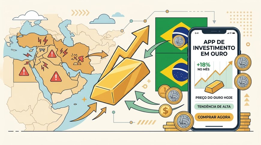 EUA bombardeiam Irã e Ouro Sobe 2,5%: O Que Isso Muda no Seu Bolso?