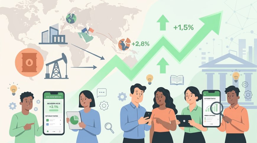 Ibovespa em alta: Petrobras e guerra impulsionam mercado