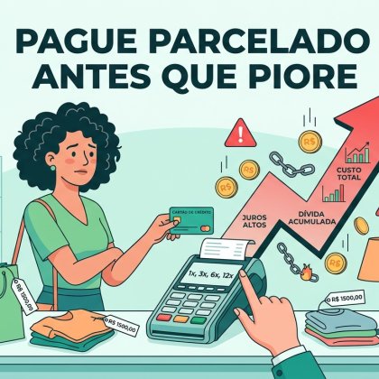 Aproveita para parcelar