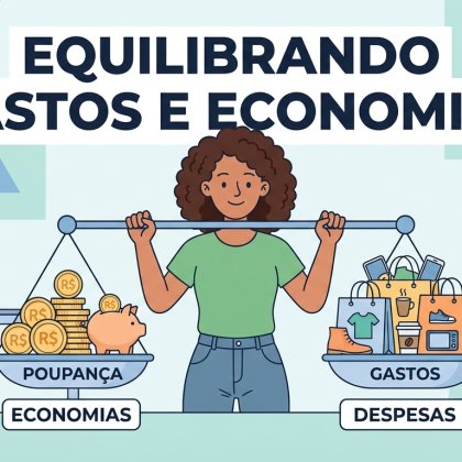 Equilibrar entre guardar e gastar