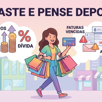 Gastar e pensar depois